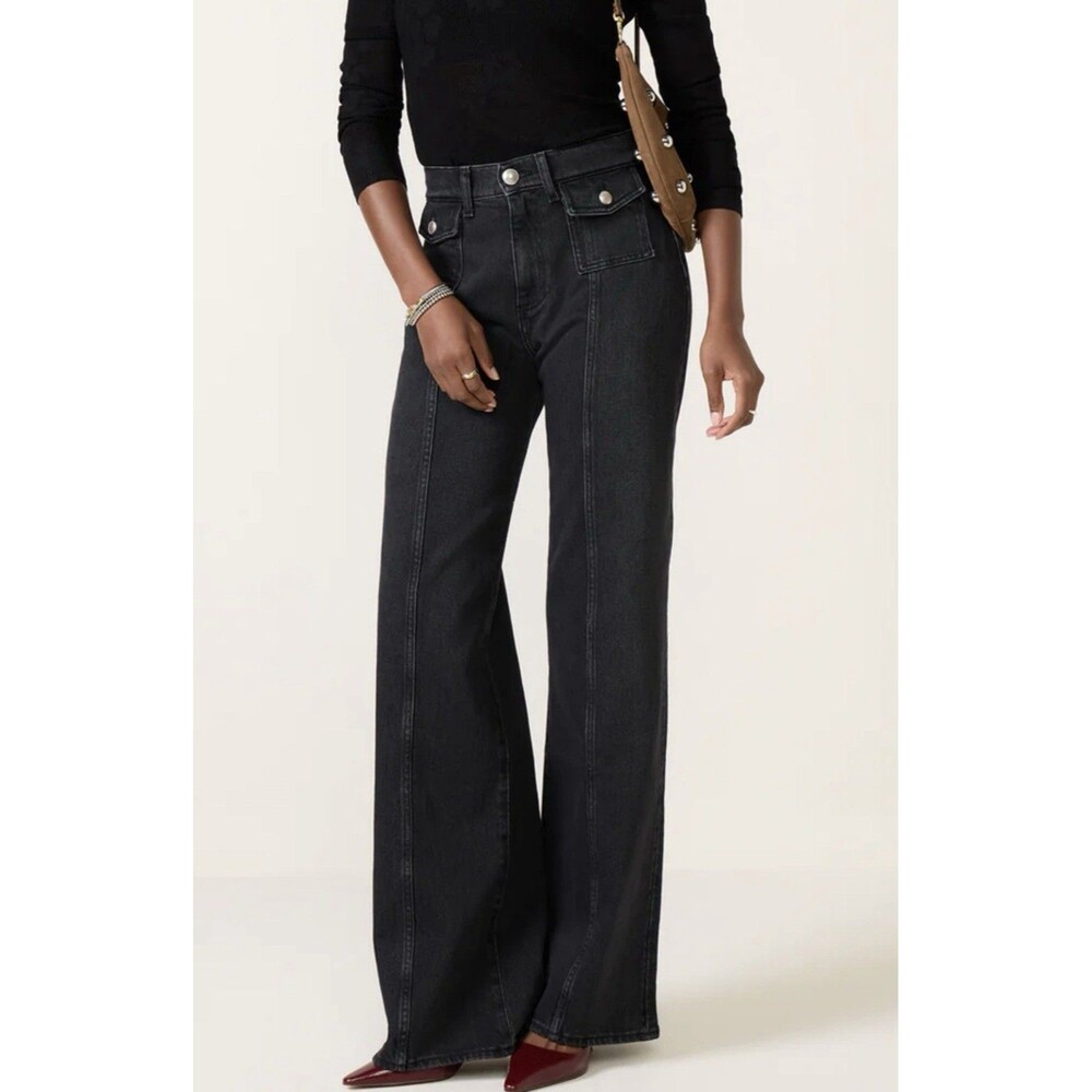 7FAM For All Mankind 31 Lotta Womens Jeans NWT $248 Black